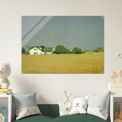 WHEAT 1960 - Fairfield Porter Acrylic Print - 70x100 cm / 28x40″ inches | Fairfield Porter Wall Art | Fairfield Porter Prints