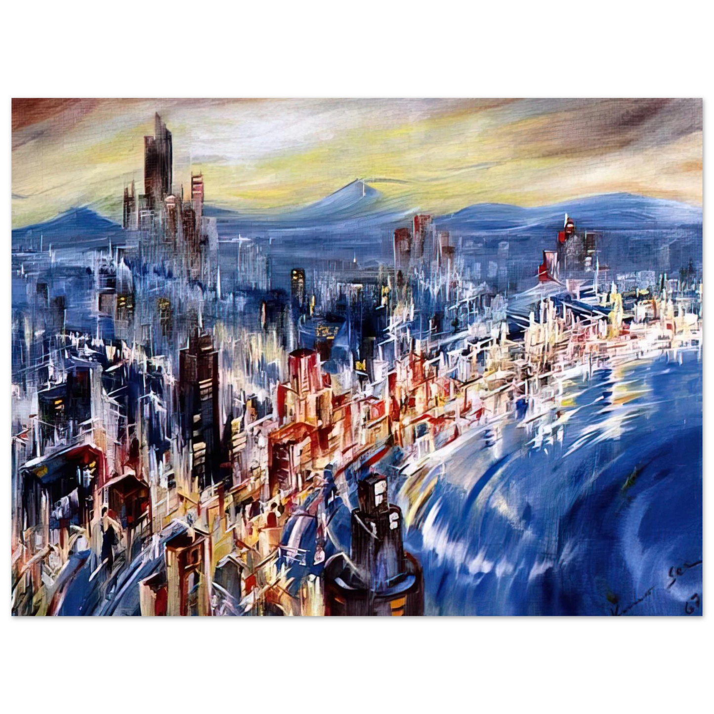 Konrad Zuse - Built for the Future  75x100 cm / 30x40inches Fine Art Poster