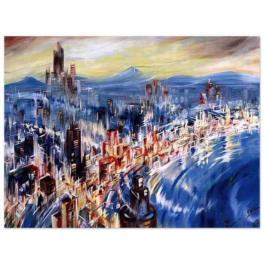 Konrad Zuse - Built for the Future  75x100 cm / 30x40inches Fine Art Poster