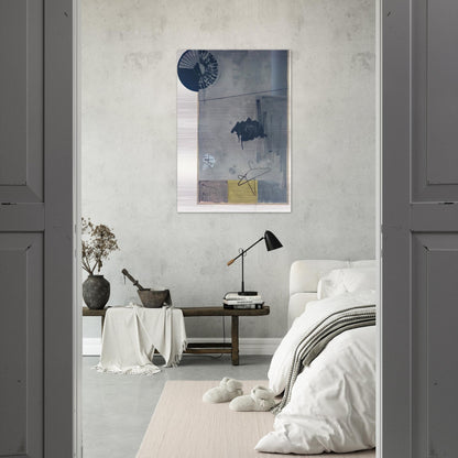 EVIAN - Jasper Johns Brushed Aluminum Print - 70x100 cm / 28x40 inches | Jasper Johns Aluminum Print | Jasper Johns Prints
