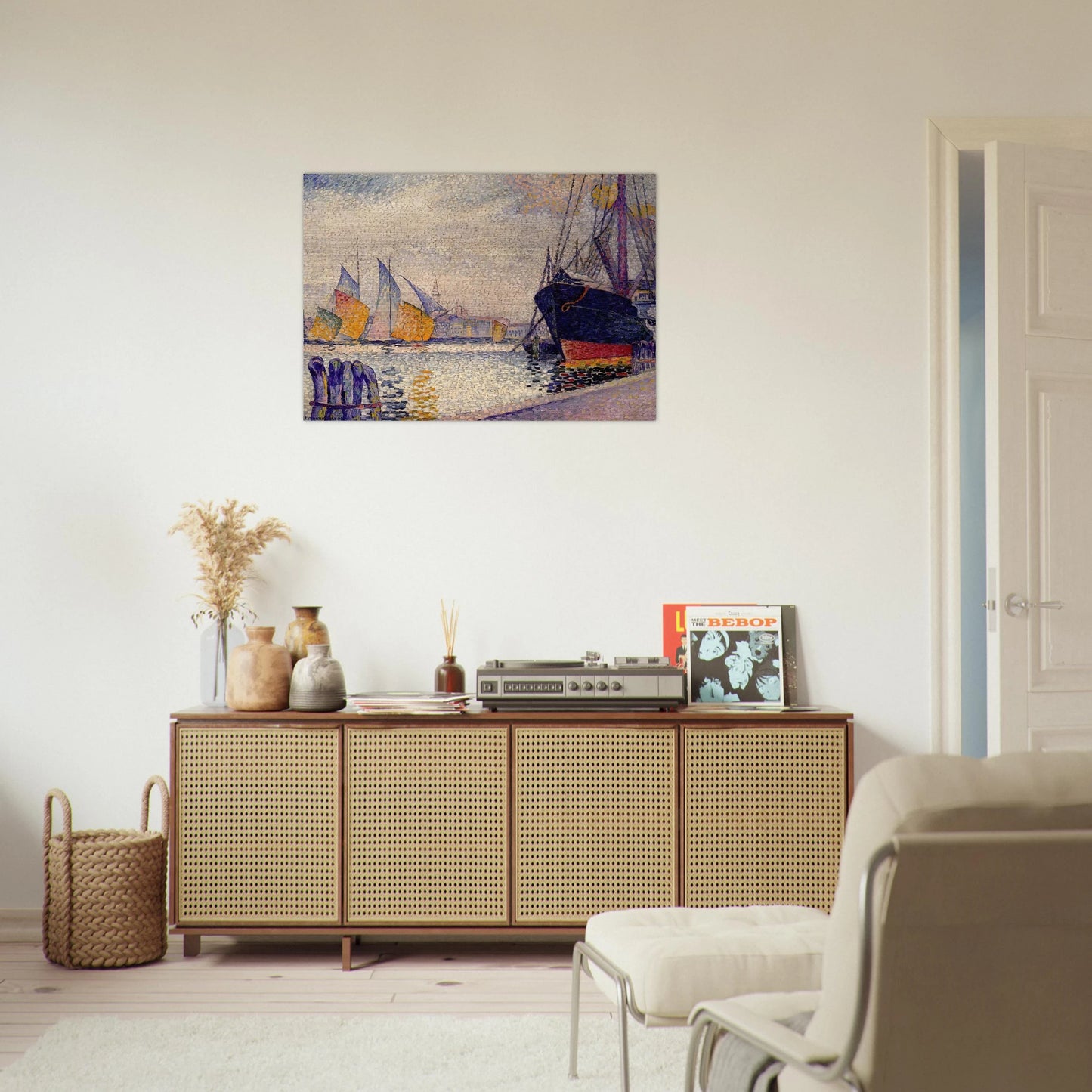 Canal de la Guidecca, Venice - Henri-Edmond Cross Brushed Aluminum Print - 70x100 cm / 28x40 inches | Henri-Edmond Cross Aluminum Print | Henri-Edmond Cross Prints