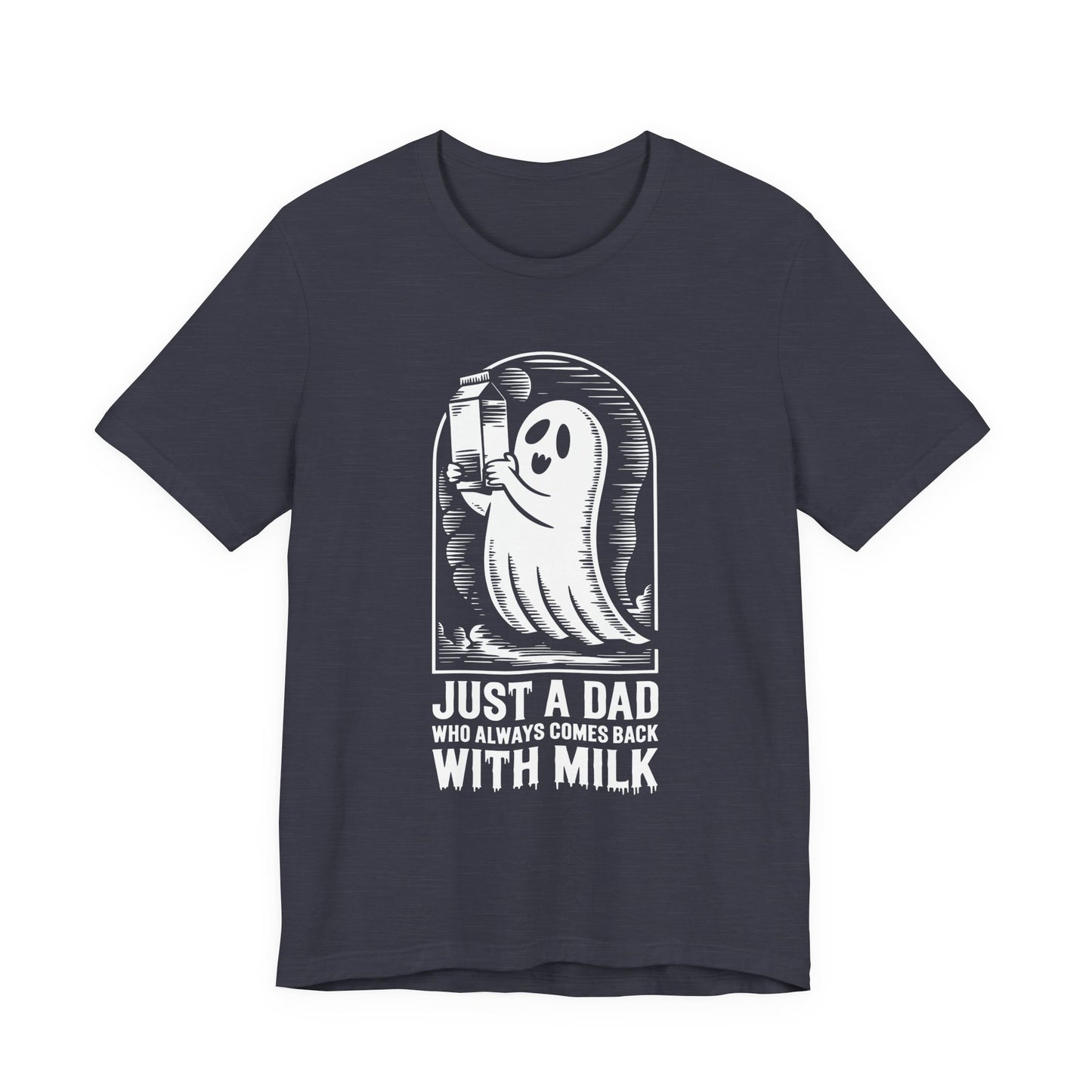gewoon een papa die altijd melk mee terugnam halloween T-shirt - Unisex Jersey korte mouw T-shirt