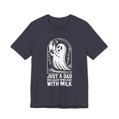 gewoon een papa die altijd melk mee terugnam halloween T-shirt - Unisex Jersey korte mouw T-shirt