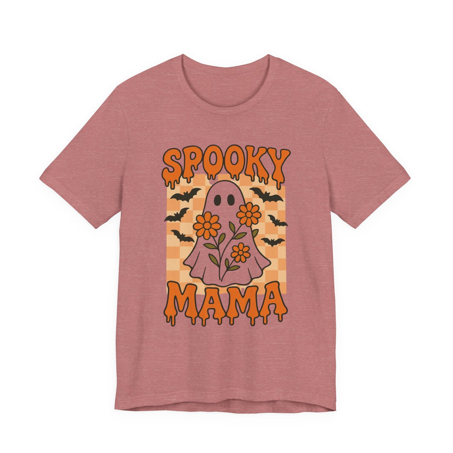 Spooky Mama Groovy Vintage Ghost Halloween Spooky Mom Mother