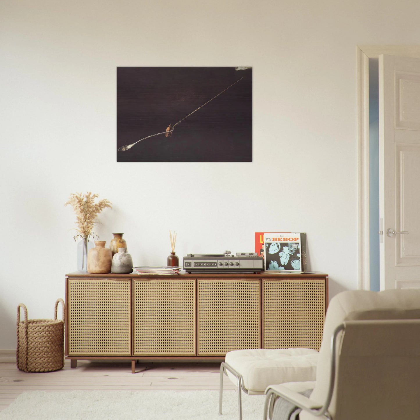AGNOSTIC SYMBOL - Salvador Dali Brushed Aluminum Print - 70x100 cm / 28x40 inches | Salvador Dali Aluminum Print | Salvador Dali Prints