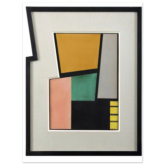 Carmelo Arden Quin - NÃƒÂ©gal - 1943  75x100 cm / 30x40inches Fine Art Poster