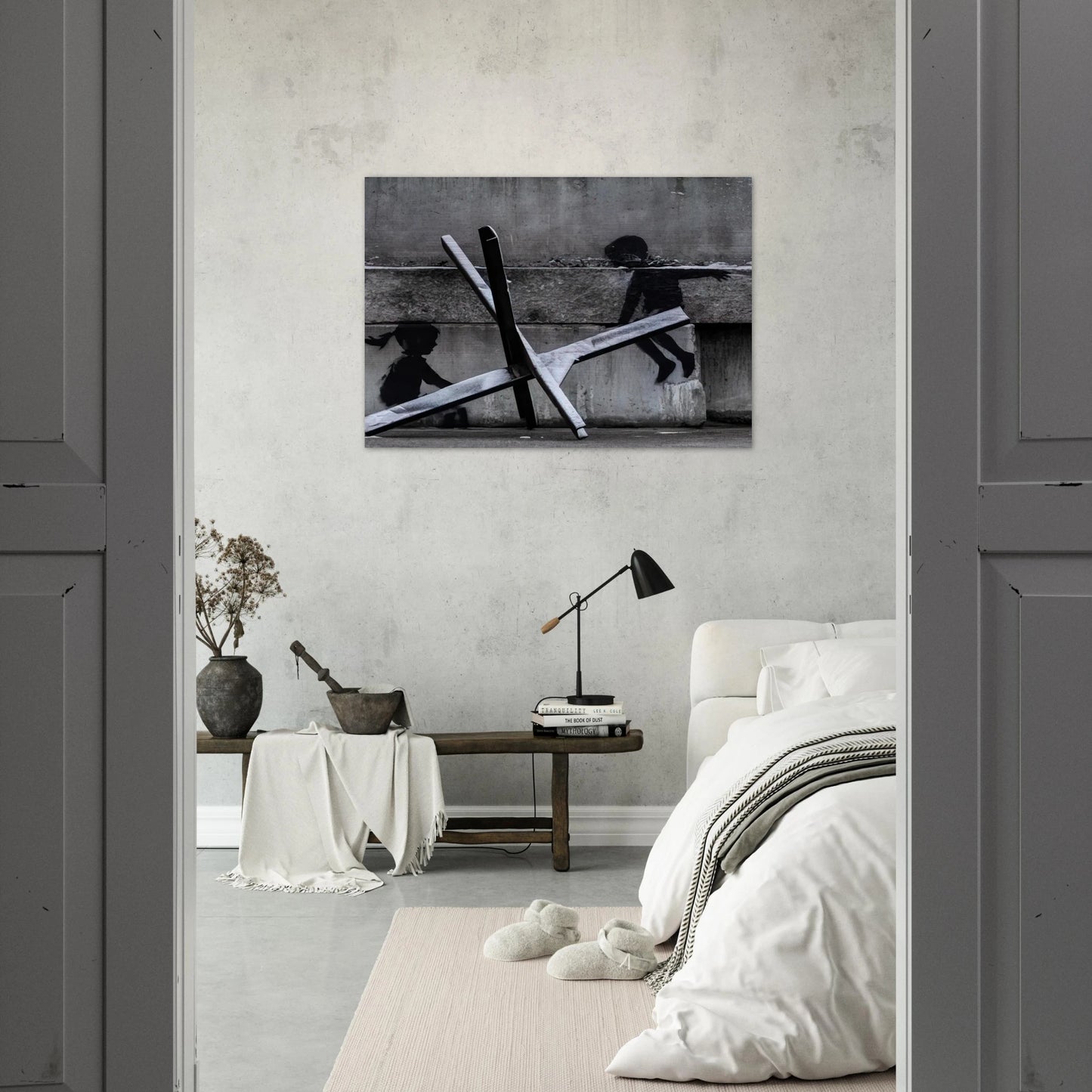 KYIV KHRESHCHYATYK 9 2022 - Banksy Brushed Aluminum Print - 70x100 cm / 28x40 inches | Banksy Aluminum Print | Banksy Prints
