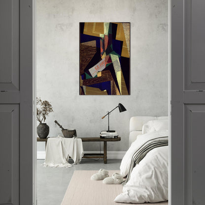 STILL LIFE 1916 - Juan Gris Brushed Aluminum Print - 70x100 cm / 28x40 inches | Juan Gris Aluminum Print | Juan Gris Prints