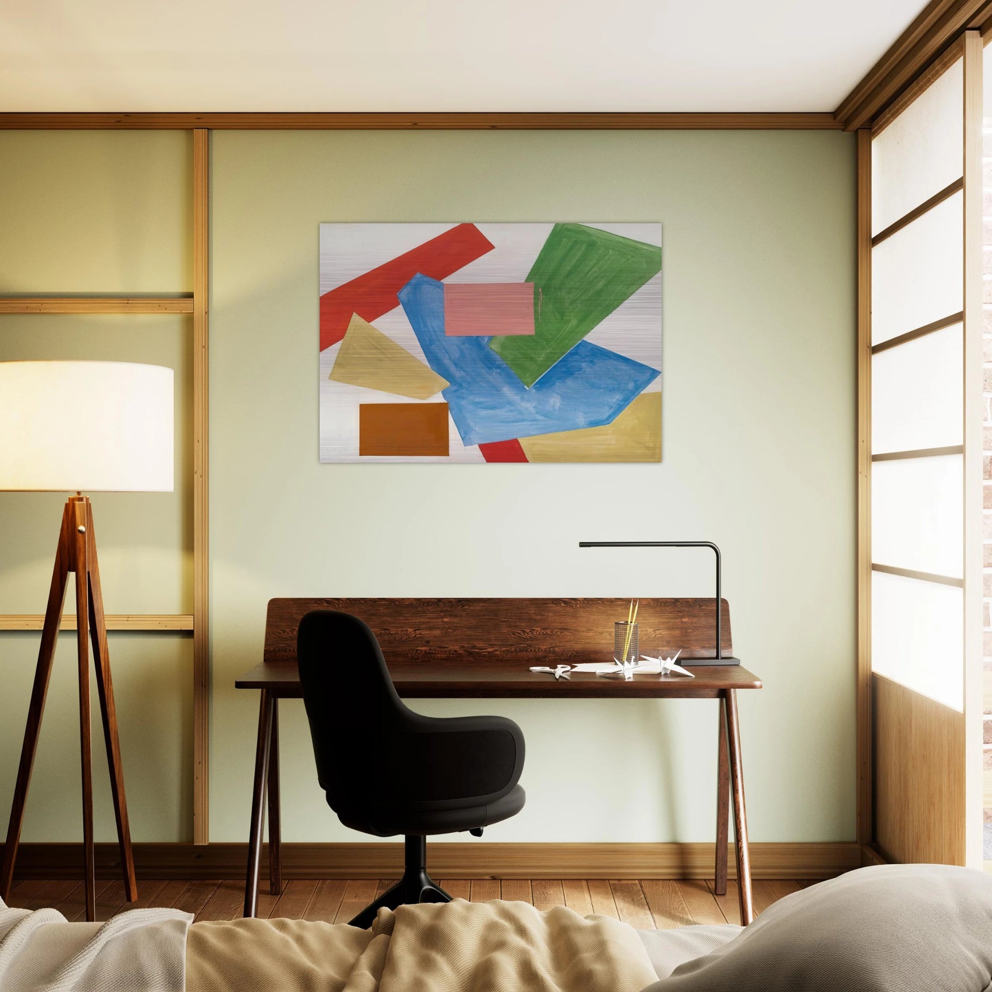 Abstraction in White - Hans Hofmann Brushed Aluminum Print - 70x100 cm / 28x40 inches | Hans Hofmann Aluminum Print | Hans Hofmann Prints