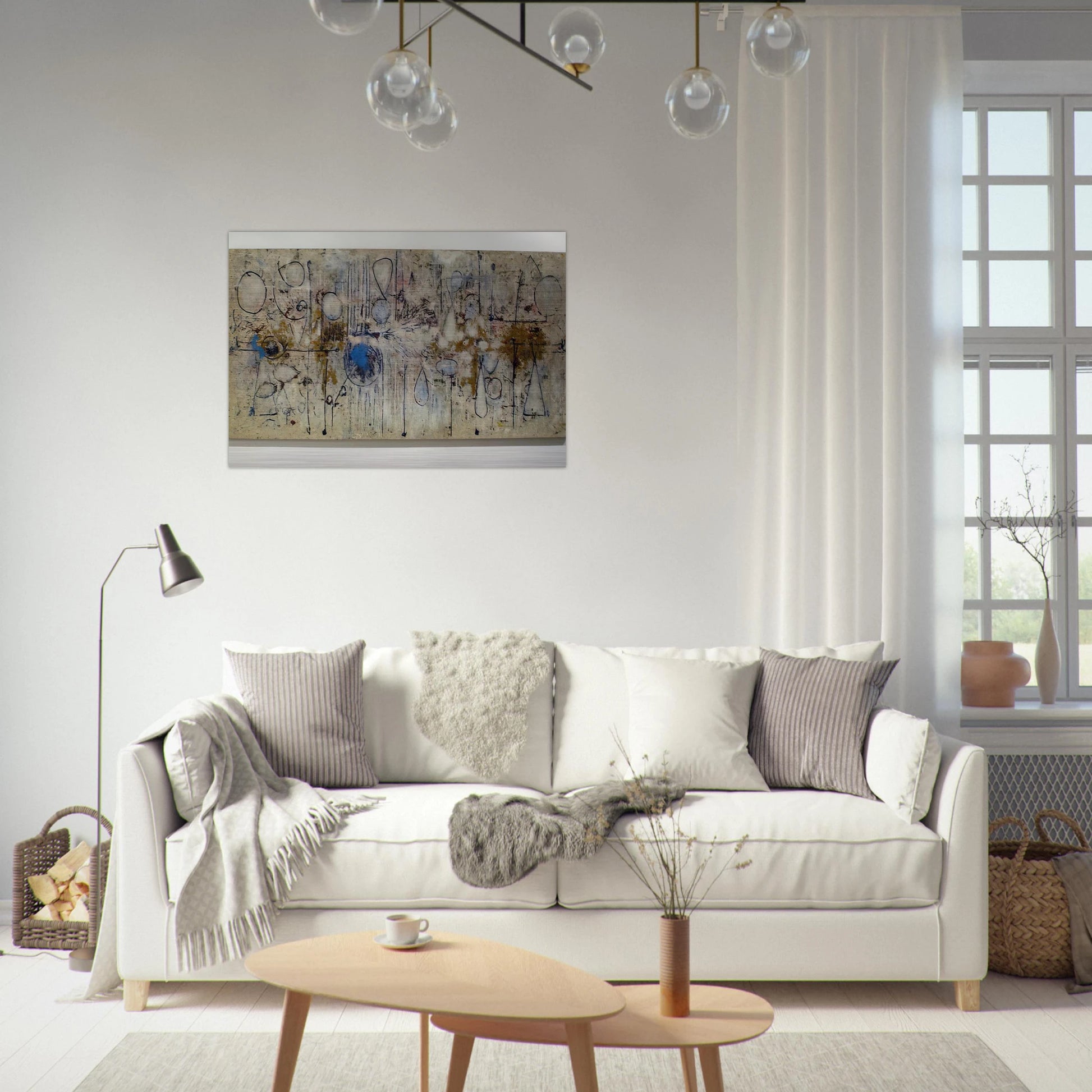 By the Sea - Richard Pousette-Dart Brushed Aluminum Print - 70x100 cm / 28x40 inches | Richard Pousette-Dart Aluminum Print | Richard Pousette-Dart Prints