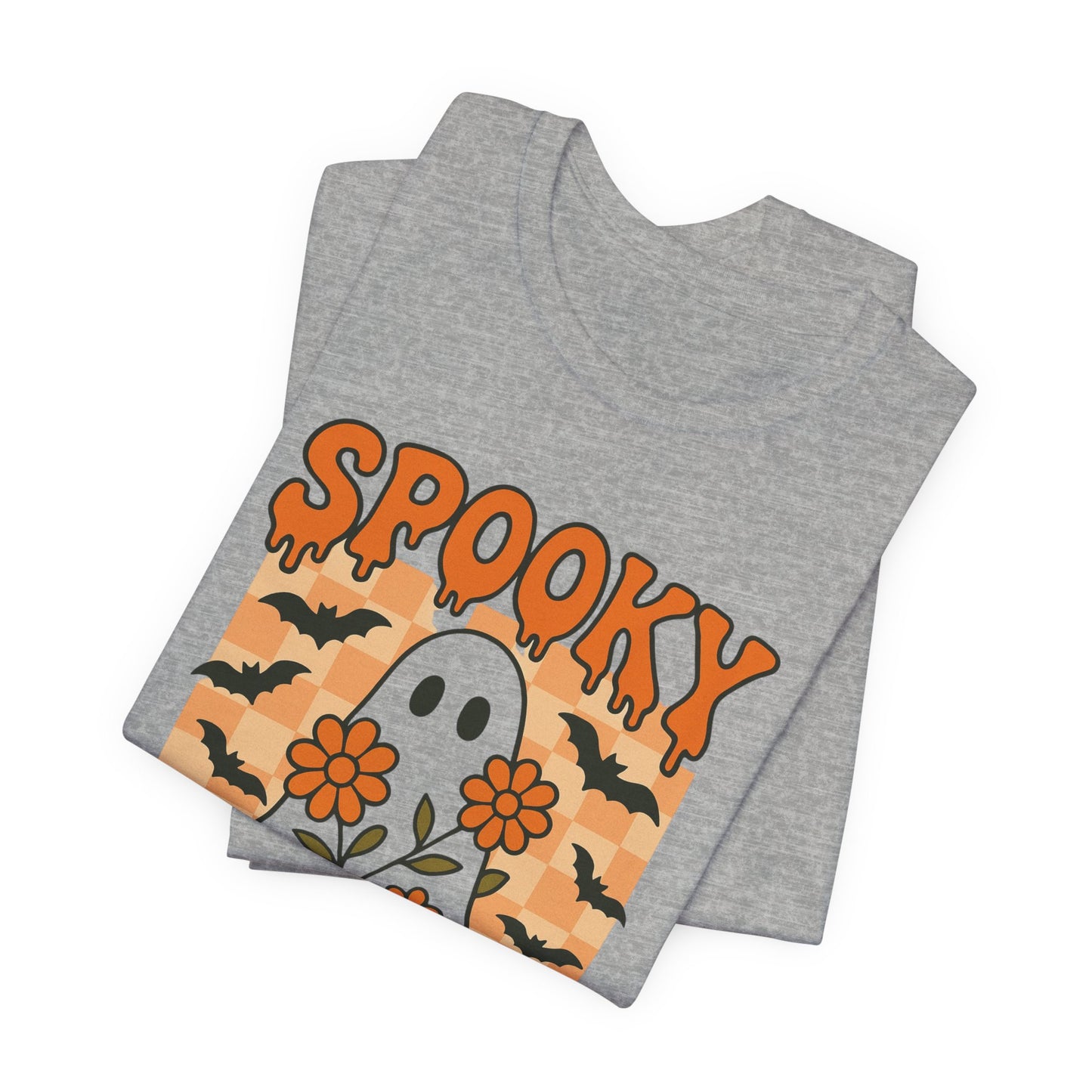 Spooky Mama Groovy Vintage Ghost Halloween Spooky Mom Mother