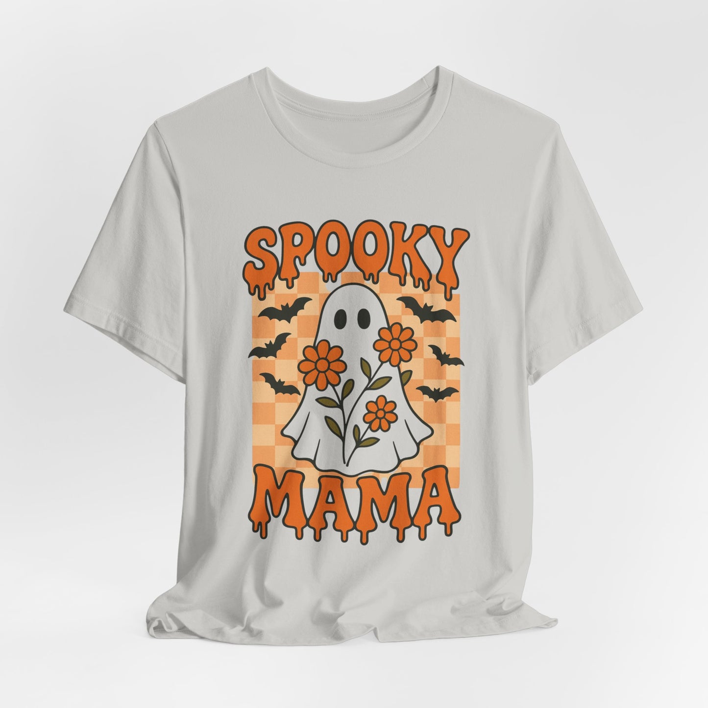 Spooky Mama Groovy Vintage Ghost Halloween Spooky Mom Mother