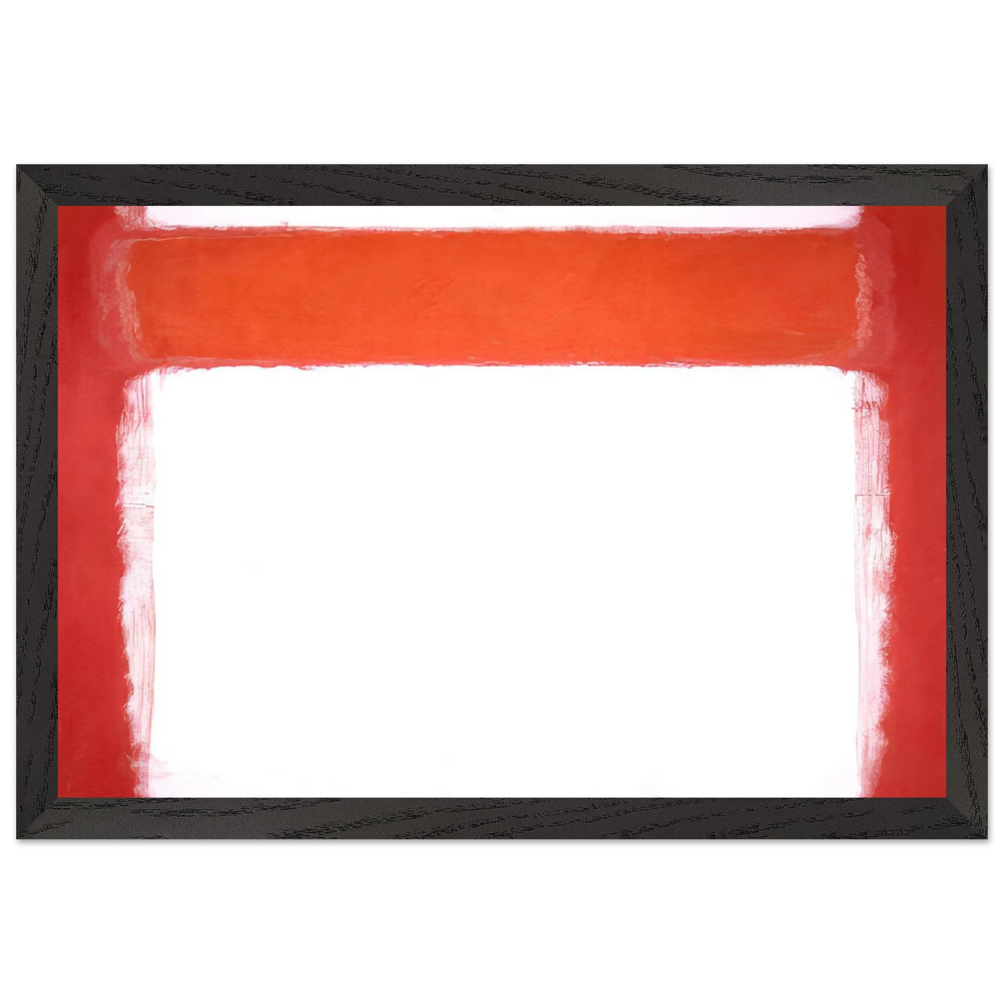 Mark Rothko - No. 16 - 1957 Wall Art - 21x29.7 cm / 8x12" - Premium Wooden Framed Poster With Fine Art Paper - White frame
