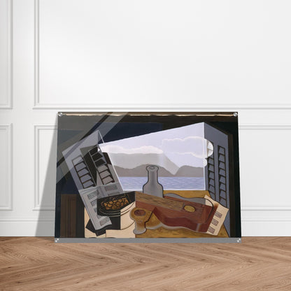 THE OPEN WINDOW 1921 - Juan Gris Acrylic Print - 70x100 cm / 28x40″ inches