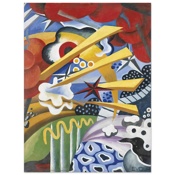 Julius Evola - Untitled - 1919  75x100 cm / 30x40inches Fine Art Poster