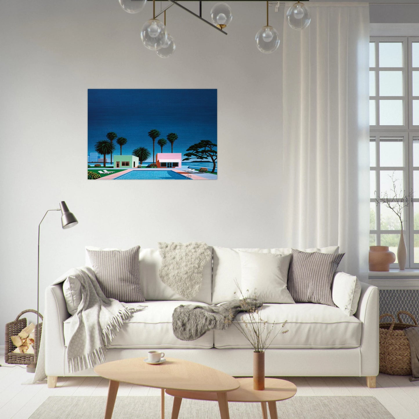 Pacific Breeze - Hiroshi Nagai Brushed Aluminum Print - 70x100 cm / 28x40 inches | Hiroshi Nagai Aluminum Print | Hiroshi Nagai Prints