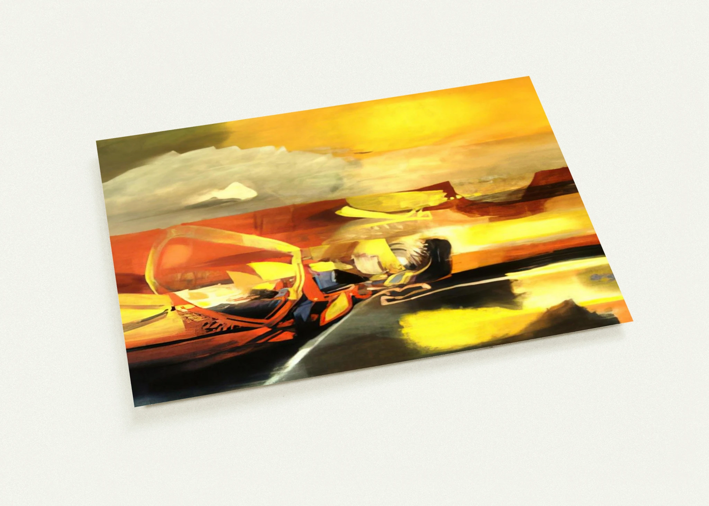 AGUA C LIDA 1962 By Alejandro Obregon Pack of 10 Post Cards | Alejandro Obregon Post Cards | A6 (10.5 x 14.8 cm) - 4.1 x 5.8 inches