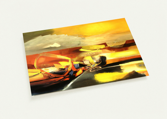 AGUA C LIDA 1962 By Alejandro Obregon Pack of 10 Post Cards | Alejandro Obregon Post Cards | A6 (10.5 x 14.8 cm) - 4.1 x 5.8 inches