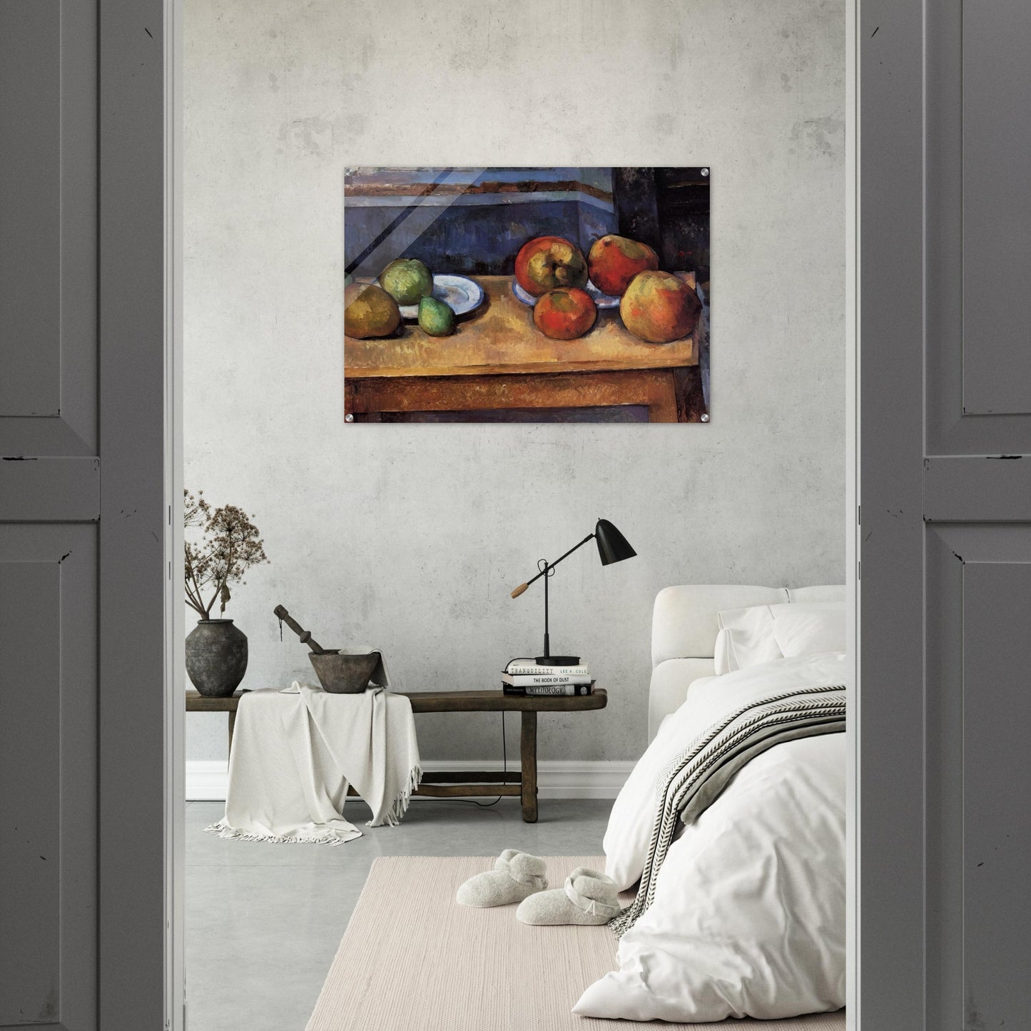 Still Life Apples and Pears - Paul Cézanne Acrylic Print - 70x100 cm / 28x40″ inches