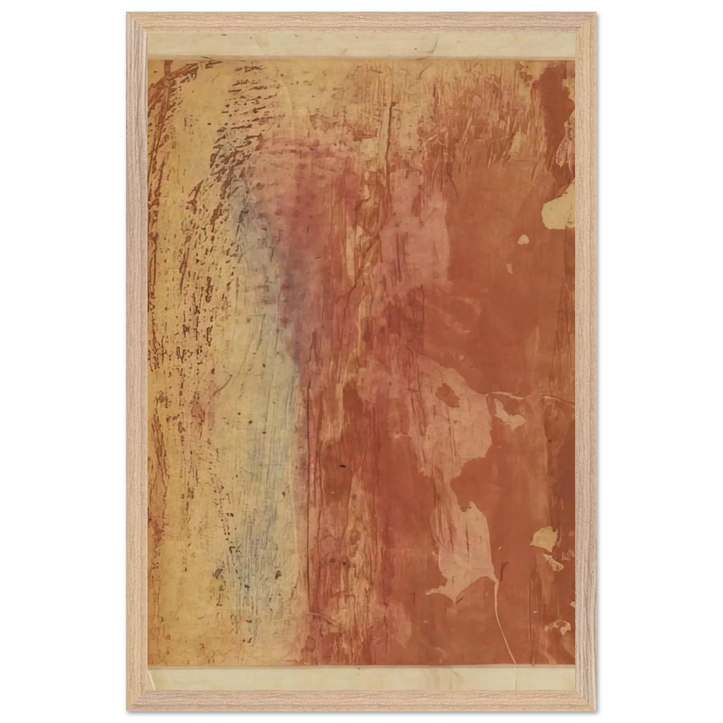 Helen Frankenthaler - Ganymede - 1978 Wall art - 21x29.7 cm / 8x12" - Premium Wooden Framed Poster With Fine Art Paper - Black frame