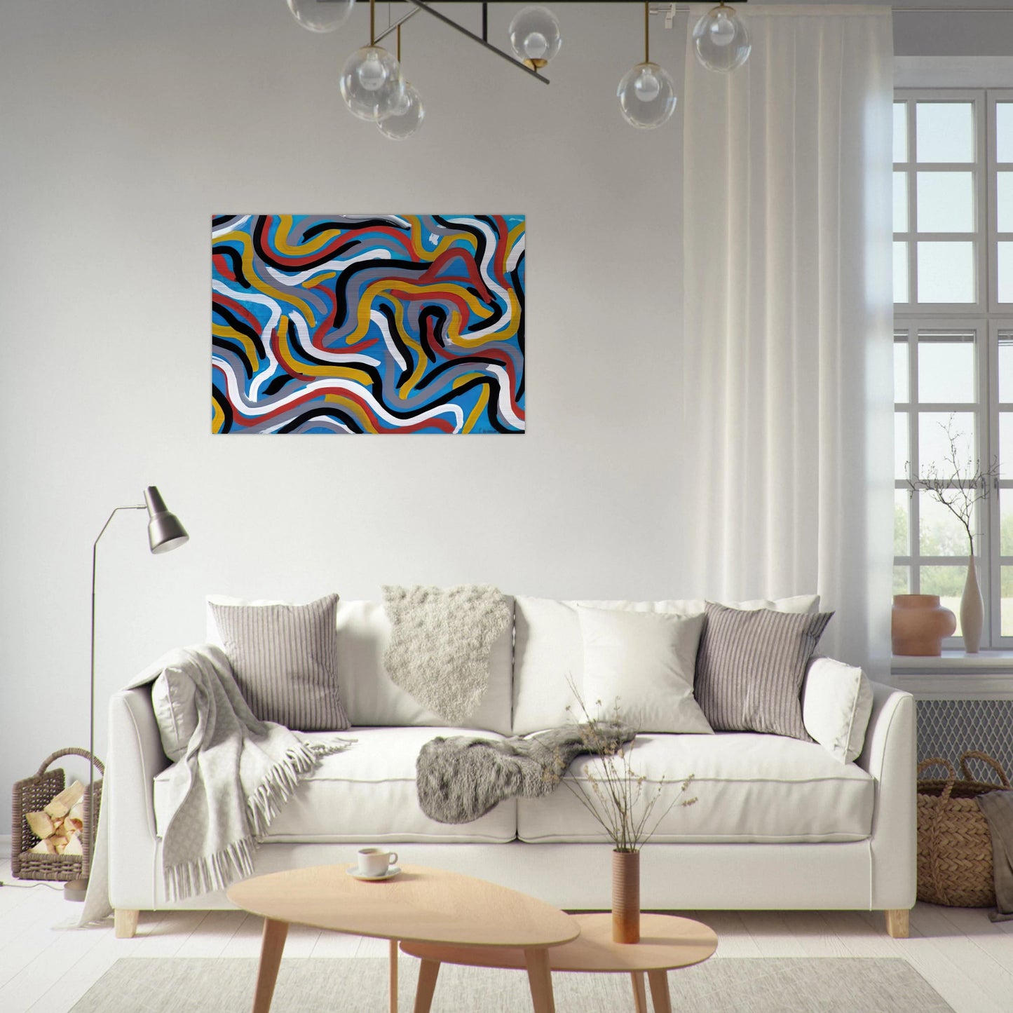 Untitled - Sol LeWitt Brushed Aluminum Print - 70x100 cm / 28x40 inches | Sol LeWitt Aluminum Print | Sol LeWitt Prints