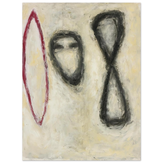 Susan Rothenberg - TRIPLE FORM 1982  75x100 cm / 30x40inches Fine Art Poster