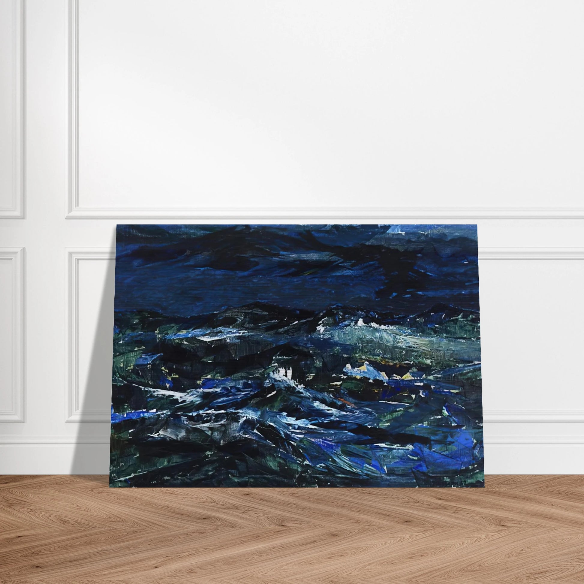 Sea - 1962 - Tove Jansson Brushed Aluminum Print - 70x100 cm / 28x40 inches | Tove Jansson Aluminum Print | Tove Jansson Prints