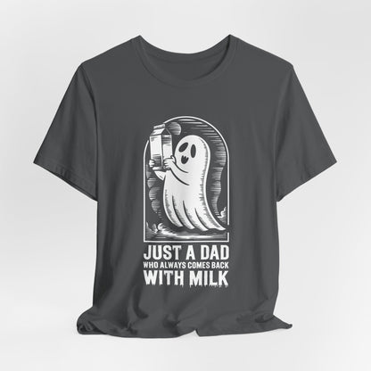 gewoon een papa die altijd melk mee terugnam halloween T-shirt - Unisex Jersey korte mouw T-shirt