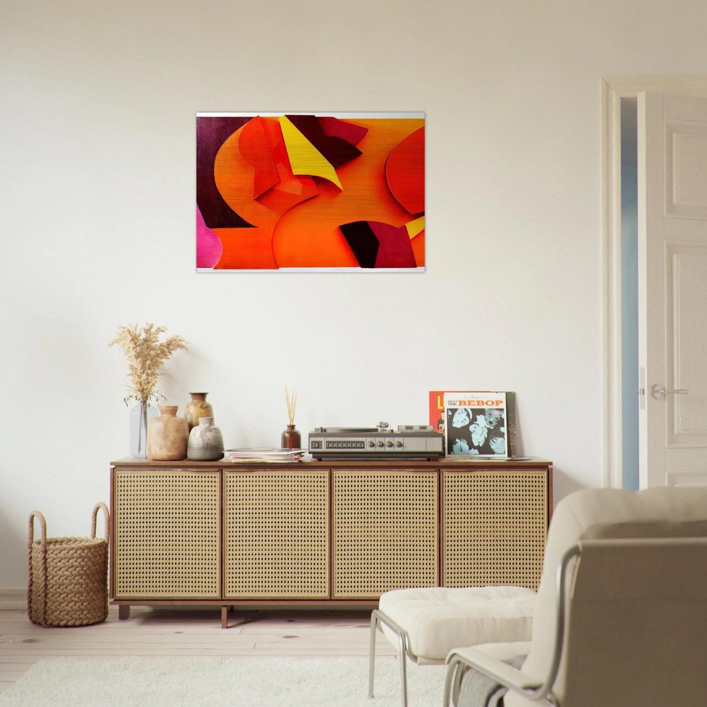 Abstract Composition - Jean Arp Brushed Aluminum Print - 70x100 cm / 28x40 inches | Jean Arp Aluminum Print | Jean Arp Prints