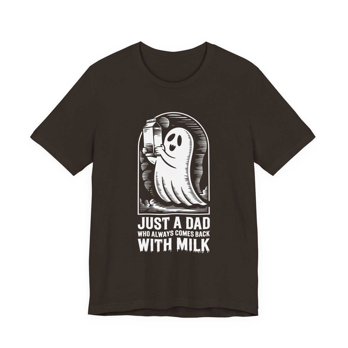 gewoon een papa die altijd melk mee terugnam halloween T-shirt - Unisex Jersey korte mouw T-shirt