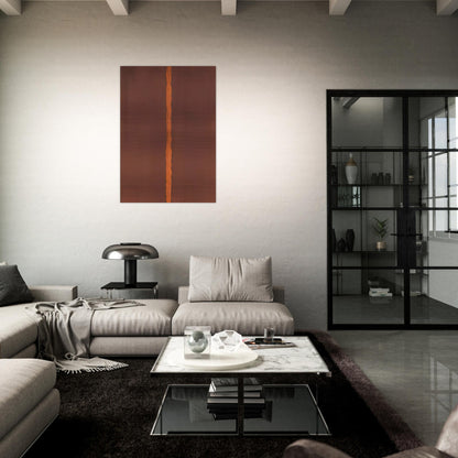 Onement I - Barnett Newman Brushed Aluminum Print - 70x100 cm / 28x40 inches | Barnett Newman Aluminum Print | Barnett Newman Prints