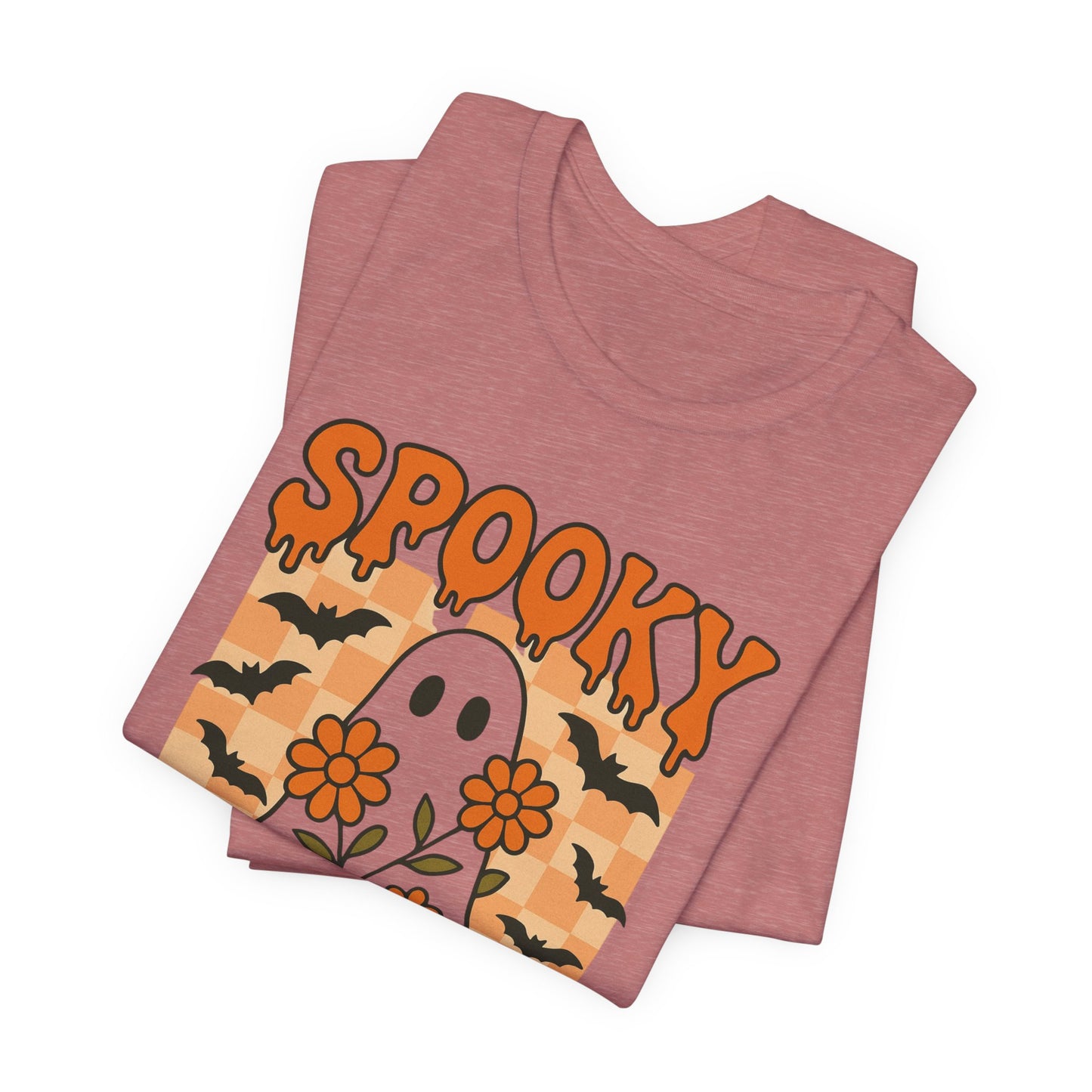 Spooky Mama Groovy Vintage Ghost Halloween Spooky Mom Mother