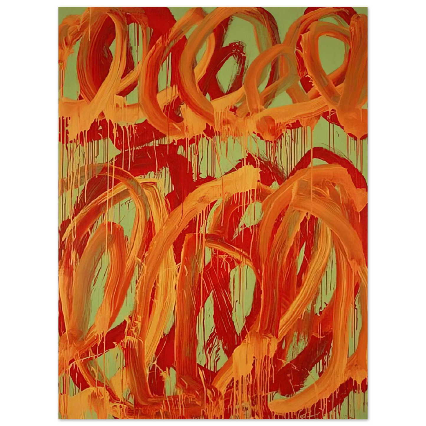 Cy Twombly - Camino Real  IV   75x100 cm / 30x40inches Fine Art Poster