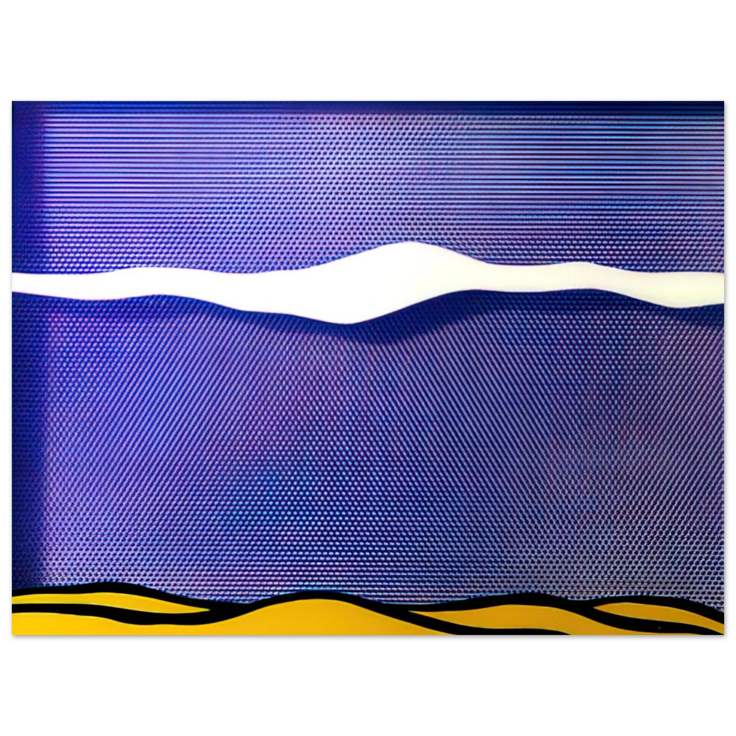 Roy Lichtenstein - ARCTIC LANDSCAPE 1964  75x100 cm / 30x40inches Fine Art Poster
