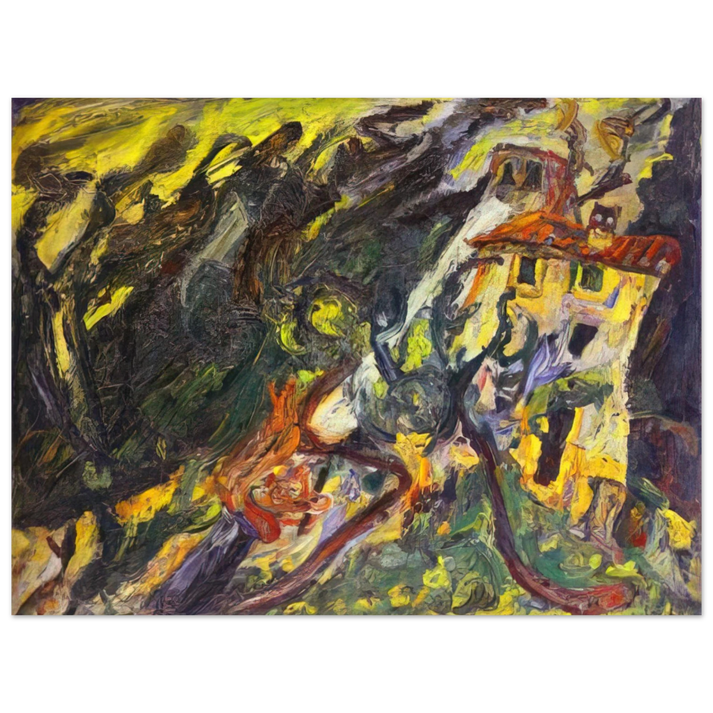 Chaim Soutine - GORGE DE LOUP SUR VENCE  75x100 cm / 30x40inches Fine Art Poster