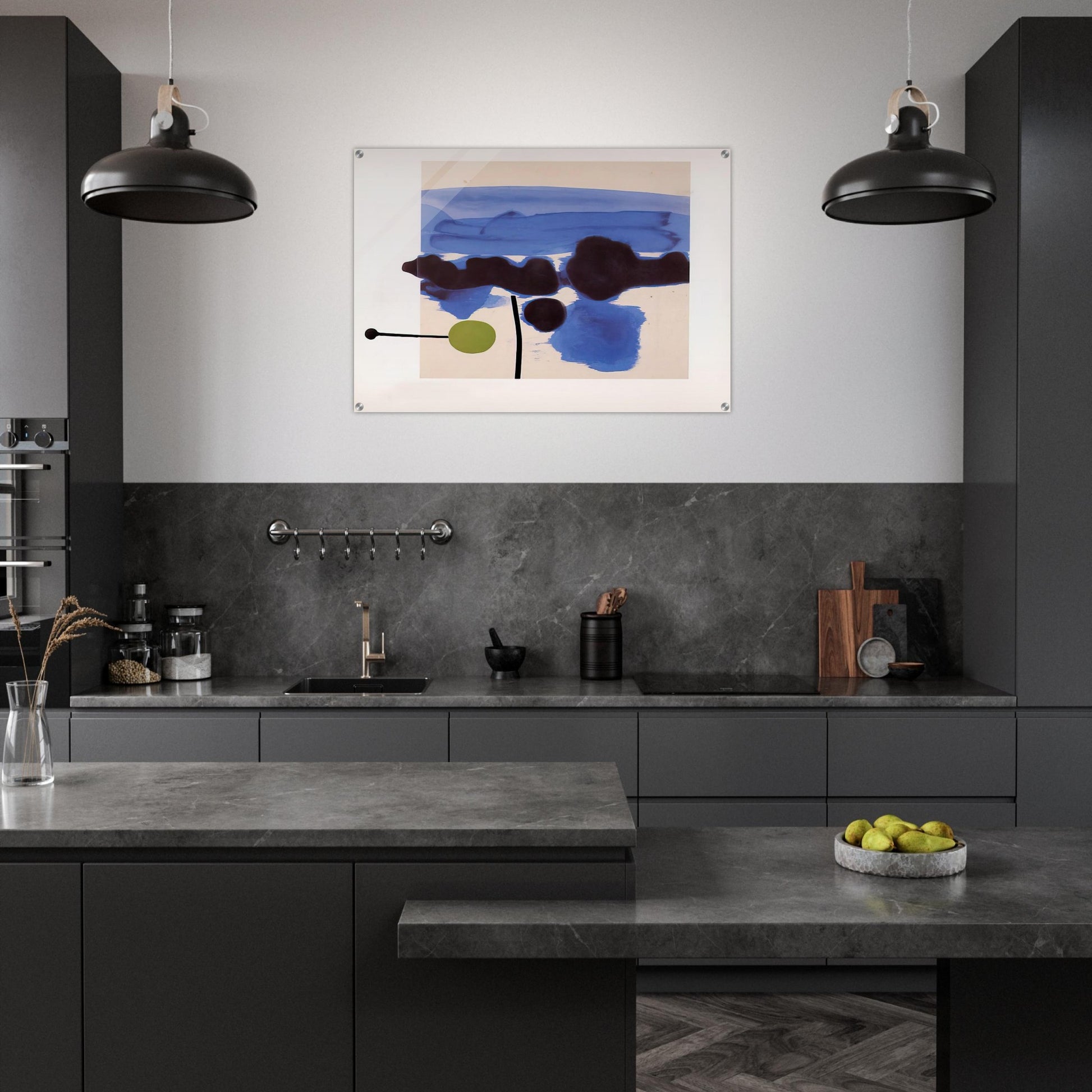 The Passion Flower - 1986 - Victor Pasmore Acrylic Print - 70x100 cm / 28x40″ inches