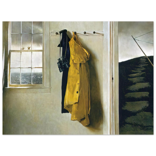 Andrew Wyeth - SQUALL Wall Art - 21x29.7 cm / 8x12" - Fine Art Poster-canvas - -