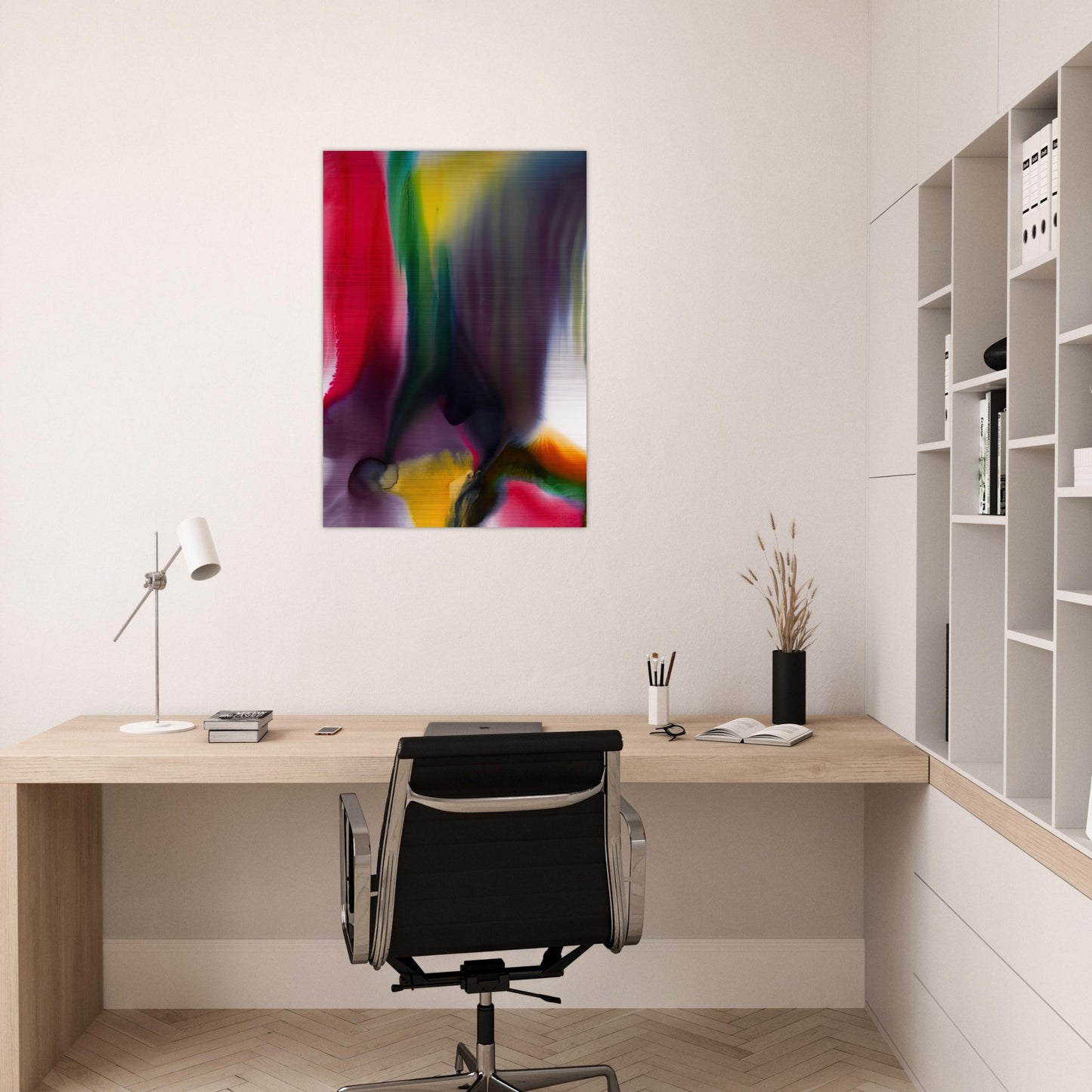 Phenomena Agate Bridge - Paul Jenkins Brushed Aluminum Print - 70x100 cm / 28x40 inches | Paul Jenkins Aluminum Print | Paul Jenkins Prints
