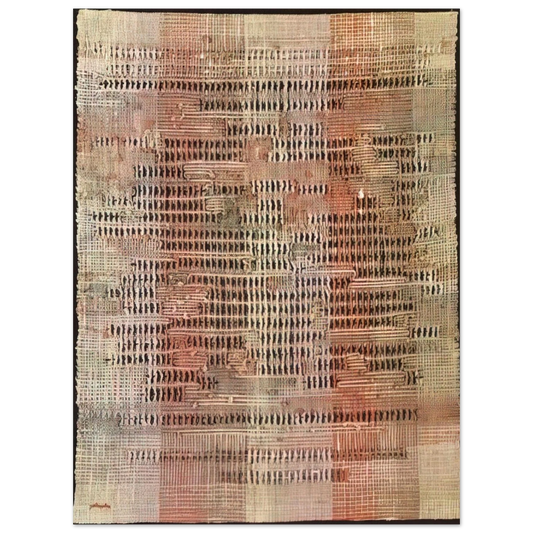 Anni Albers - DEVELOPMENT IN ROSE II 1952  75x100 cm / 30x40inches Fine Art Poster