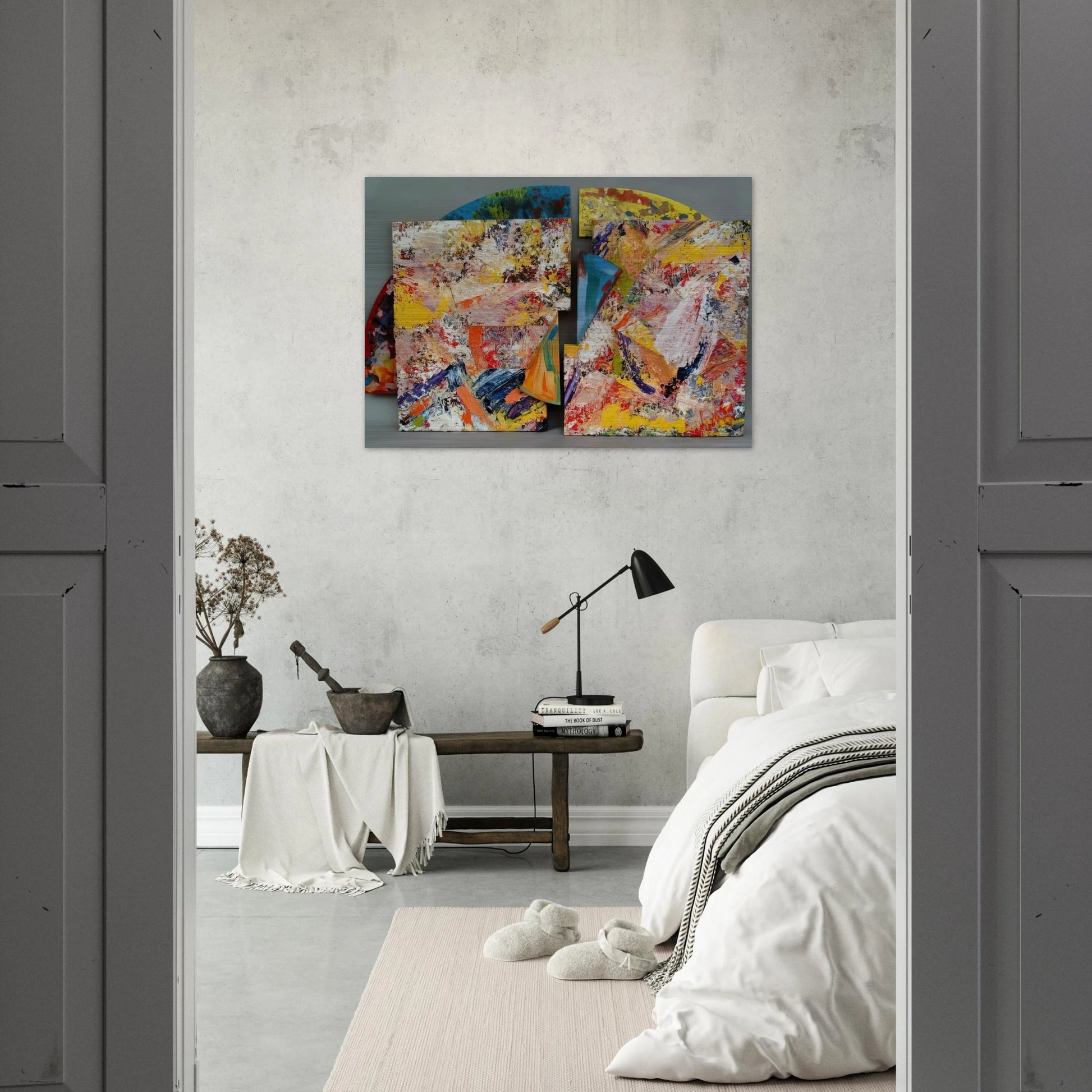 Pearlie - Sam Gilliam Brushed Aluminum Print - 70x100 cm / 28x40 inches | Sam Gilliam Aluminum Print | Sam Gilliam Prints