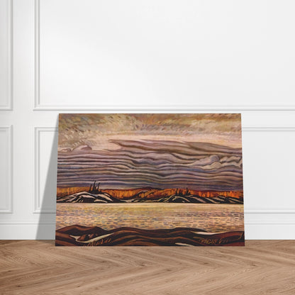 Algoma in November - 1935 - A.Y. Jackson Brushed Aluminum Print - 70x100 cm / 28x40 inches | A.Y. Jackson Aluminum Print | A.Y. Jackson Prints