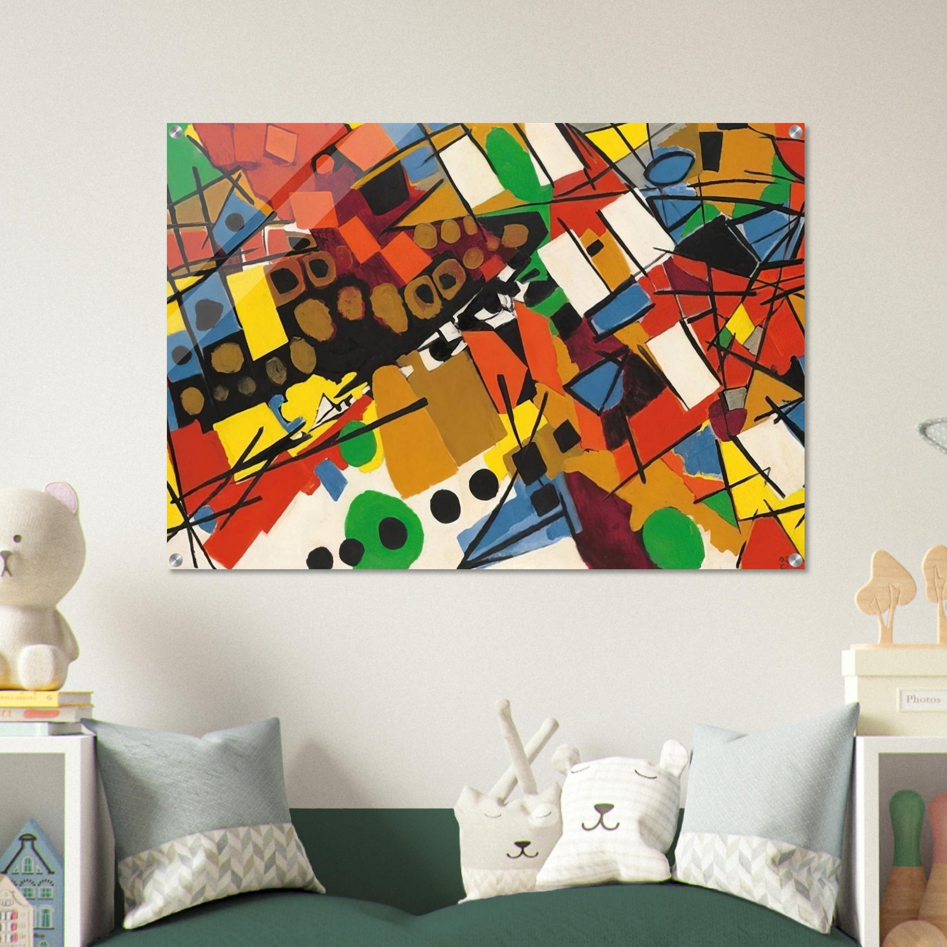Pastorale - 1954 - Ernst Wilhelm Nay Acrylic Print - 70x100 cm / 28x40″ inches