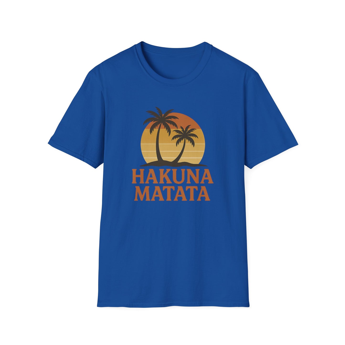 Hakuna Matata Retro-T-Shirt mit Grafik, „Keine Sorgen“-Shirt mit positiver Ausstrahlung, Vintage-T-Shirt im 90er-Jahre-Stil, Shirt mit Wohlfühl-Zitat, Unisex-Geschenk