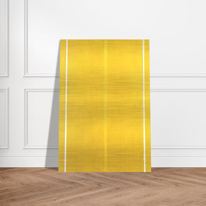 Yellow Painting - Barnett Newman Brushed Aluminum Print - 70x100 cm / 28x40 inches | Barnett Newman Aluminum Print | Barnett Newman Prints