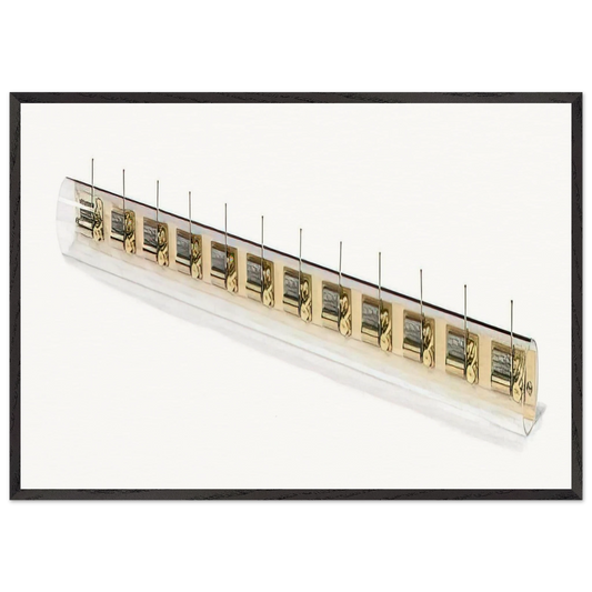 Extended Lullaby - Neo-Dada - John Cage 70x100 cm / 28x40 inches Framed Art Print – Black Wooden Frame
