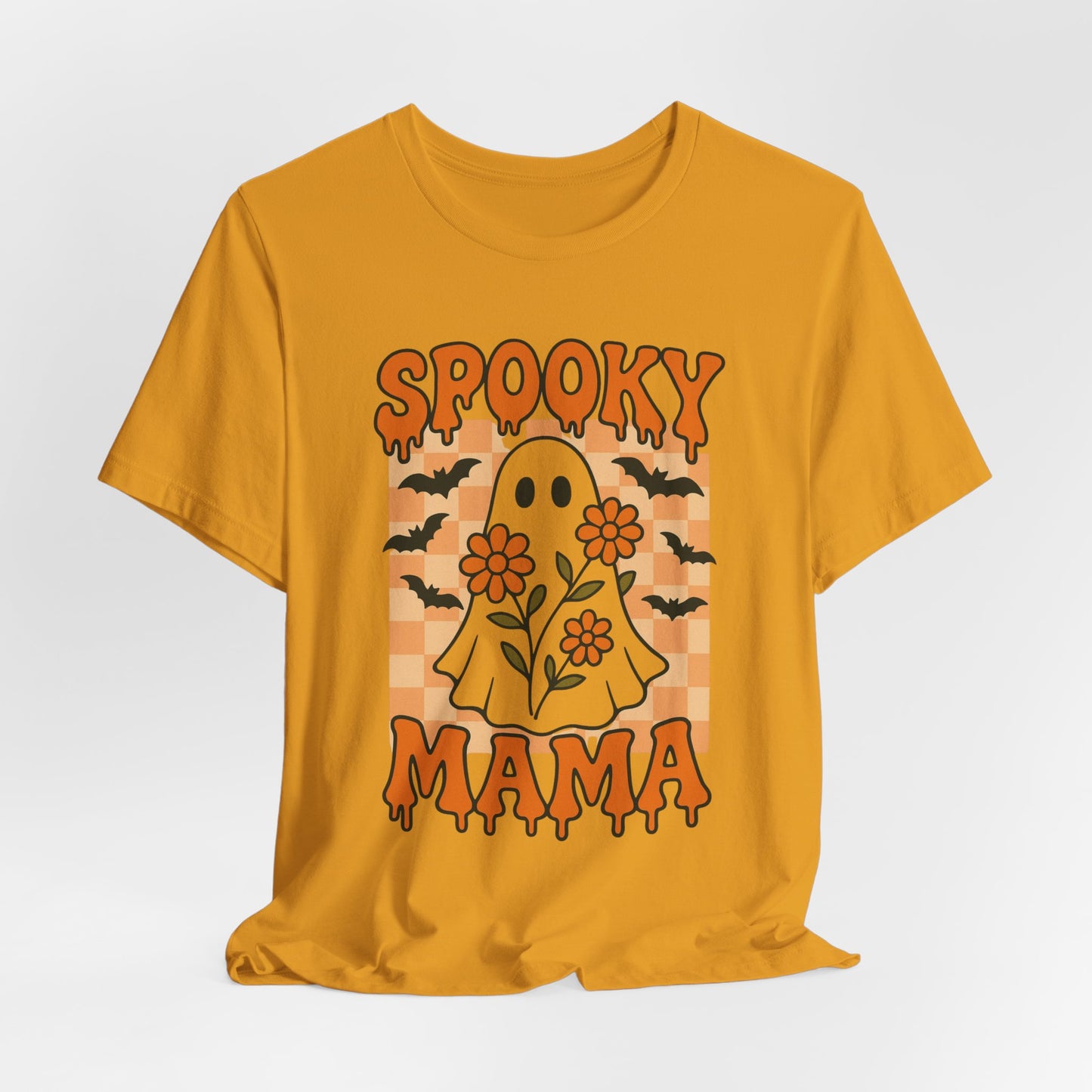 Spooky Mama Groovy Vintage Ghost Halloween Spooky Mom Mother