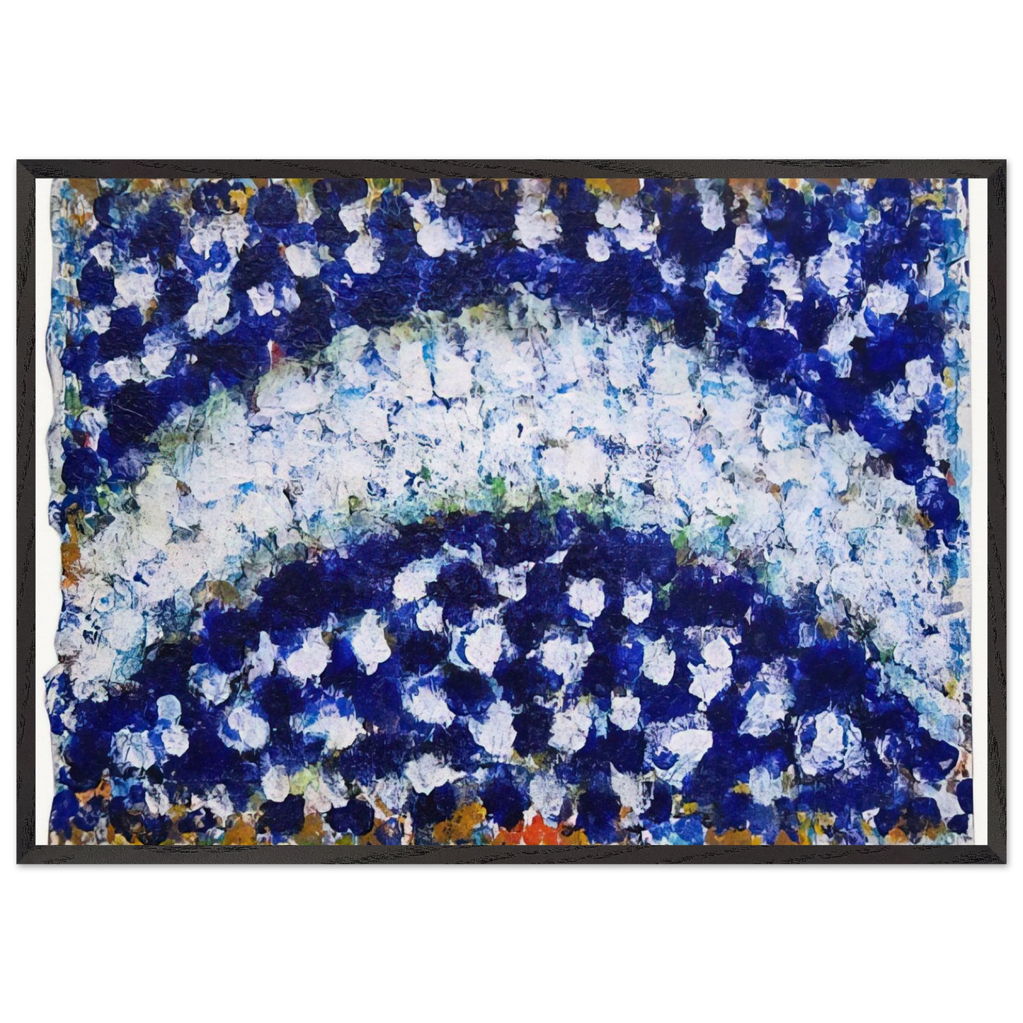Intensive Crescent - Richard Pousette-Dart 70x100 cm / 28x40 inches Framed Art Print – Black Wooden Frame