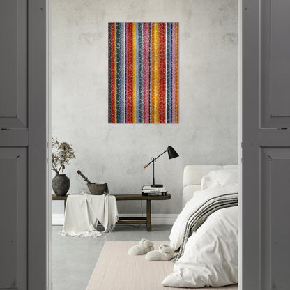 EARTH SERMON BEAUTY LOVE AND PEACE 1971 - Alma Woodsey Thomas Brushed Aluminum Print - 70x100 cm / 28x40 inches | Alma Woodsey Thomas Aluminum Print | Alma Woodsey Thomas Prints