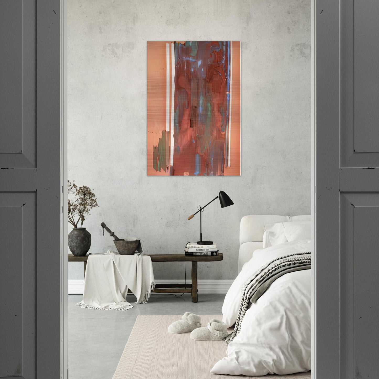 Plexus, 1976- - Helen Frankenthaler Brushed Aluminum Print - 70x100 cm / 28x40 inches | Helen Frankenthaler Aluminum Print | Helen Frankenthaler Prints