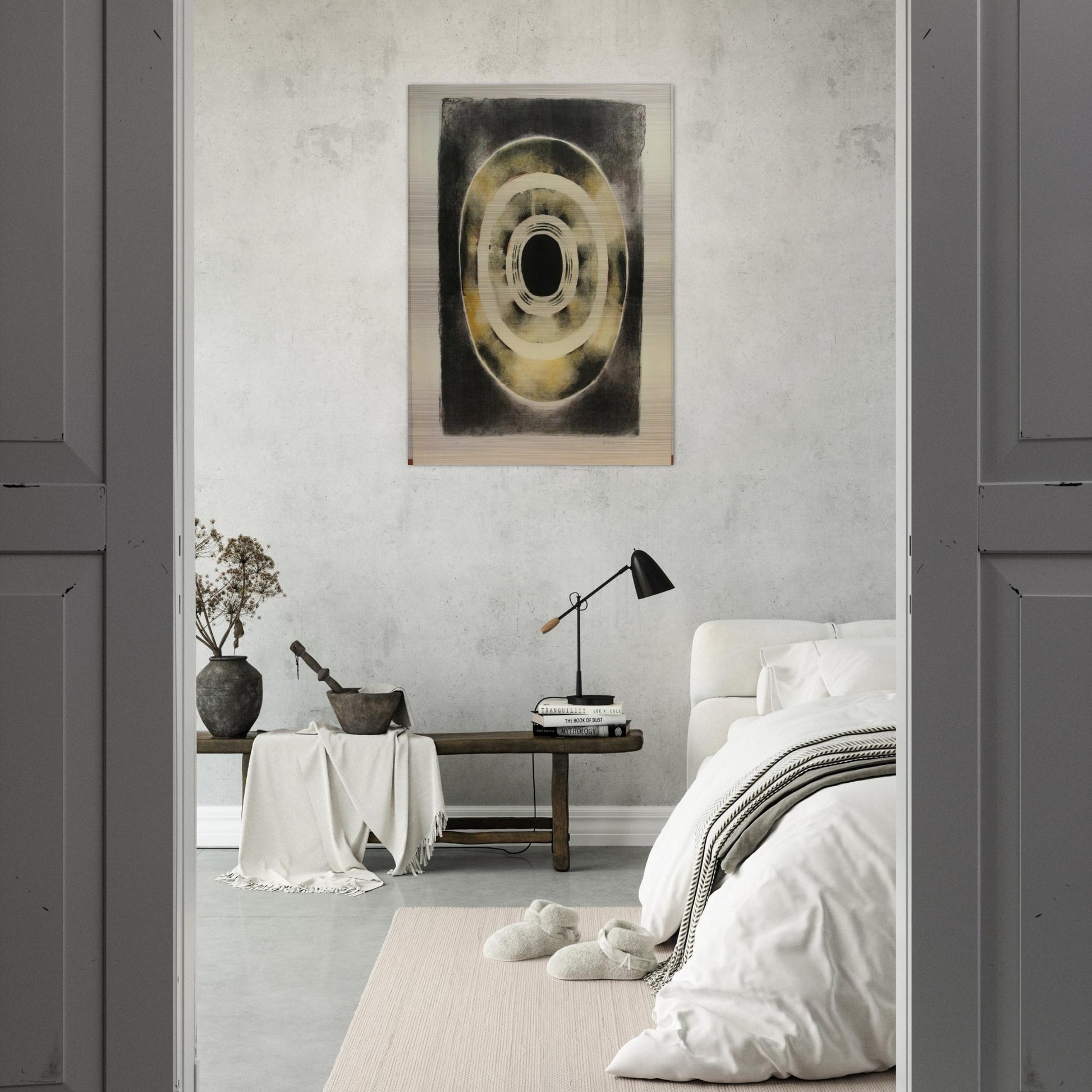 SIXTH STONE III 1964 - Lee Bontecou Brushed Aluminum Print - 70x100 cm / 28x40 inches | Lee Bontecou Aluminum Print | Lee Bontecou Prints